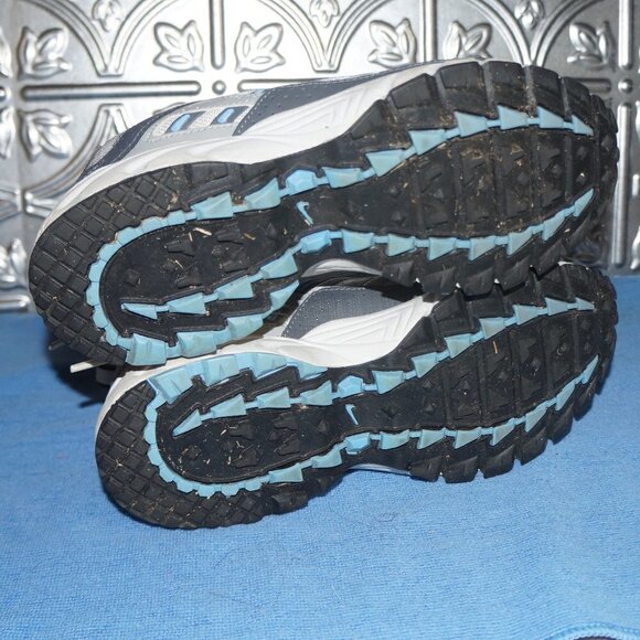 Nike Women's Size 8 Scramble TR2 Trail Running Sneakers Blue Leather Low Top - Picture 6 of 6